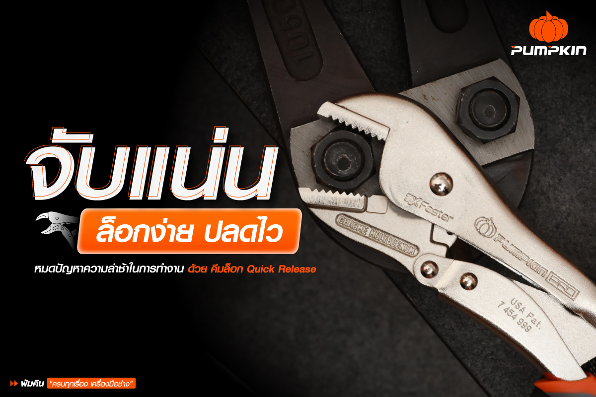 คีมล็อค Quick Release PUMPKIN