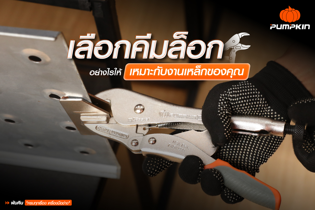 เลือกคีมล็อคอย่างไรให้เหมาะกับงานเหล็กของคุณ